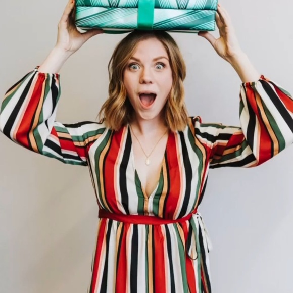 saltwater LUXE Dresses & Skirts - Holiday Stripes Dress